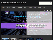 Tablet Screenshot of linuxgamecast.com